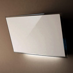 Elica Film 80cm Wall Mounted Cooker Hood White Glass